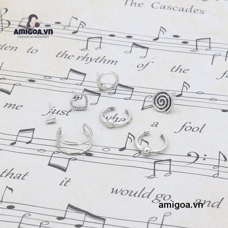 ✨✨Bộ Khuyên Tai Phong Cách Bohemian Retro Đơn Giản Thời Trang