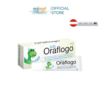 Gel bôi giảm mụn rộp, nhiệt miệng, sưng viêm, lở miệng cho trẻ em và thiếu niên Oraflogo Junior Gel 0.3% 10ml