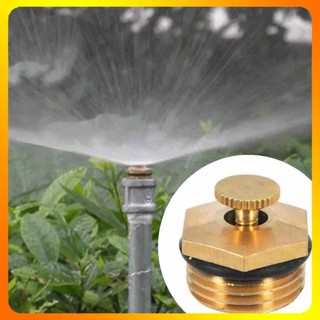 Combo 5 Béc Tưới Cây Phun Mưa Chỉnh Lưu Lượng BẰNG ĐỒNG Ren 21