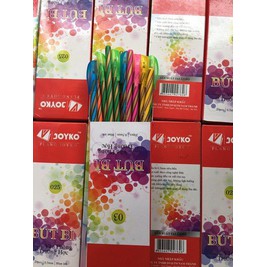 Hộp 20 chiếc bút nến joyko xanh cao cấp - bút bi nến văn phòng -  MIYSBI STORE