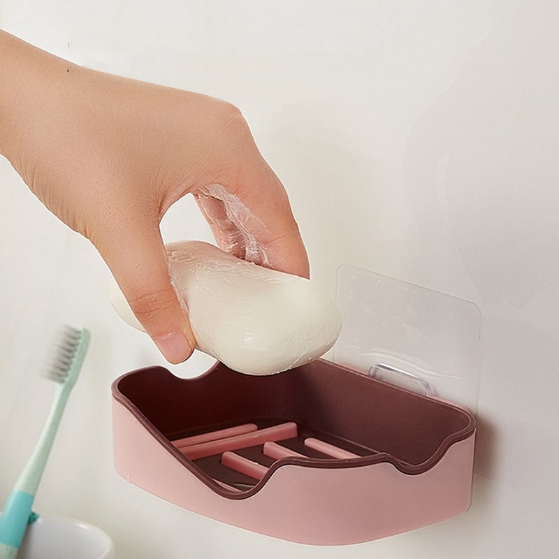 Giá Nhựa Để Xà Phòng Với Thiết Kế Hai Lớp Tiện Lợi