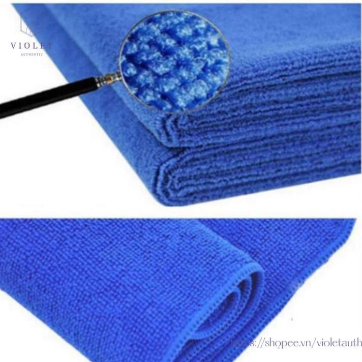 Khăn lau đa năng siêu thấm hút Microfiber- loại dầy khăn lau xe ô tô siêu thấm, siêu bền không phai mầu, không sổ lông