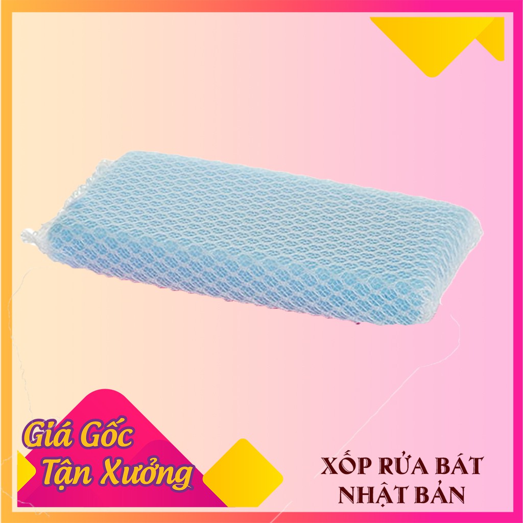 Xốp rửa bát ⭐Nhật Bản⭐lau sạch sẽ vết bẩn cứng đầu⭐sạch sẽ dễ sử dụng