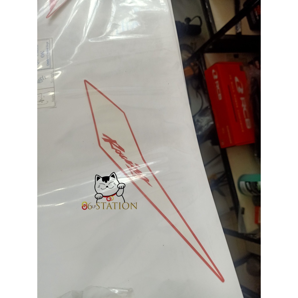 TEM SONIC TRẮNG ĐỎ RACING XÉ LẺ