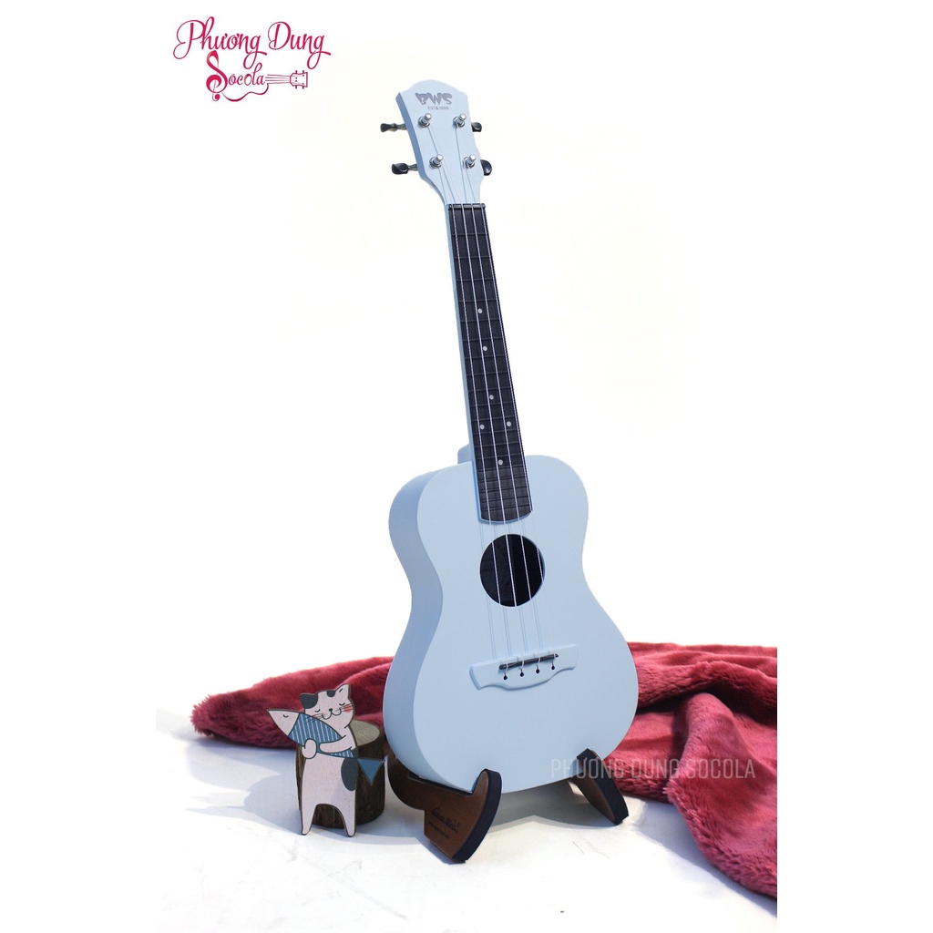 Đàn Ukulele chính hãng BWS size Concert - Carbon Fiber chuyên dụng