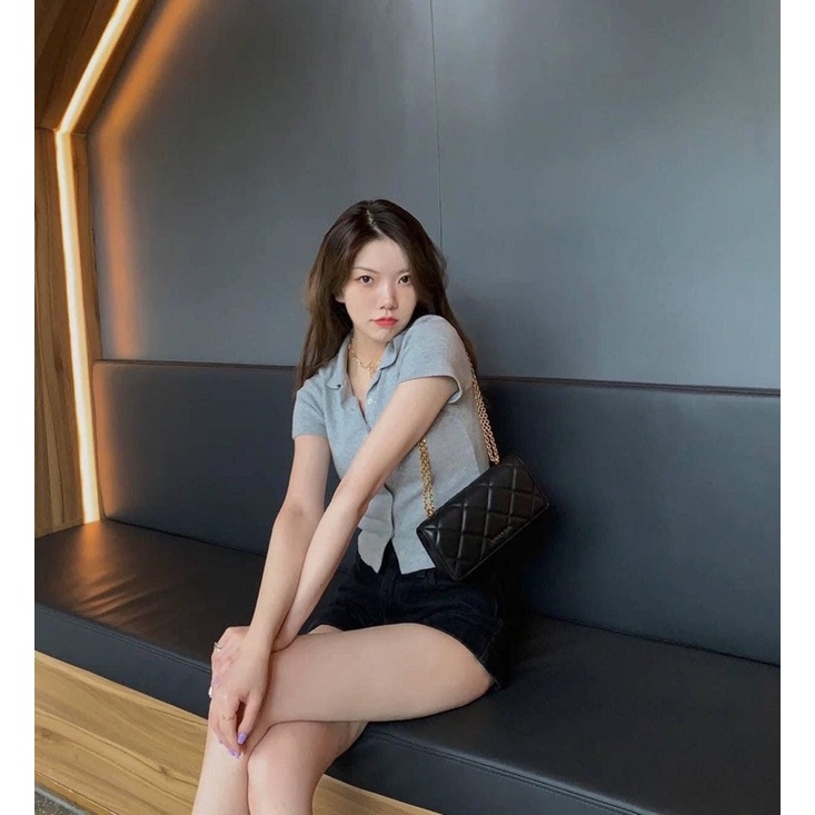 Túi xách nữ đeo chéo Charles and Keith trám ô size 20cm full box