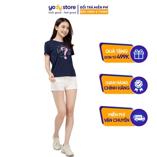 Quần sooc nữ YODY short ngắn jeans dáng ôm cá tính SJN4010