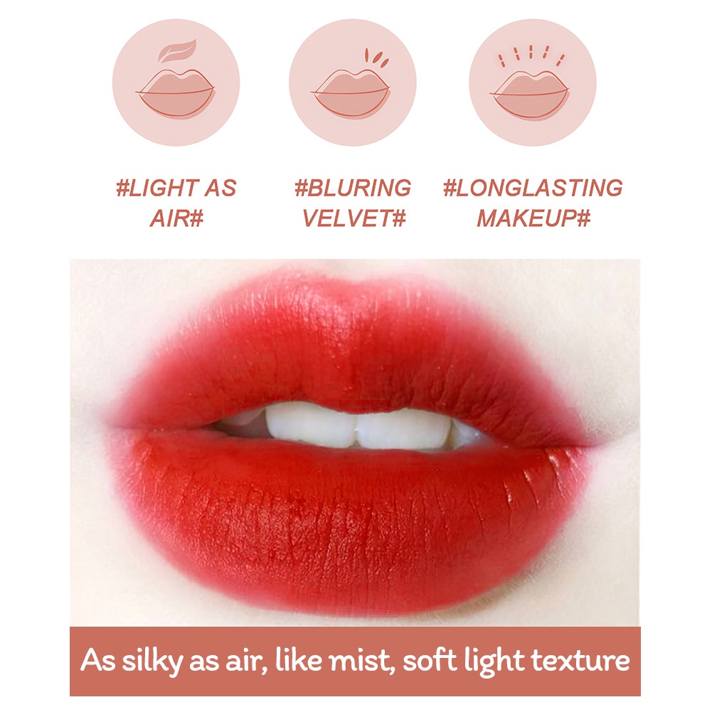 (Hàng Mới Về) Son Môi Gecomo 6 Màu Tùy Chọn Lâu Trôi Chống Thấm Nước Không Dính | BigBuy360 - bigbuy360.vn