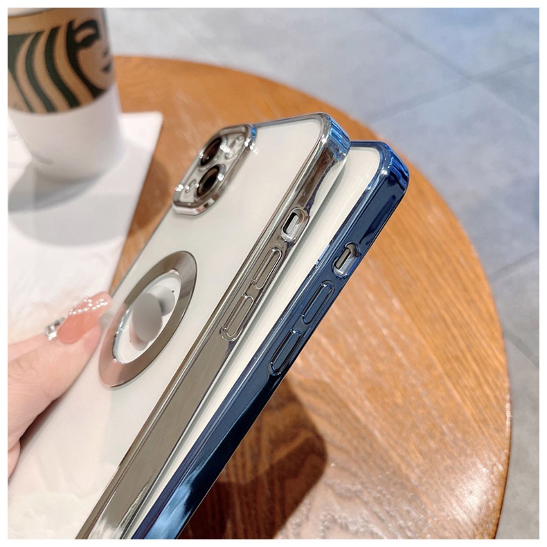 Ốp Điện Thoại TPU Mềm Mạ Điện Chống Sốc Cho iPhone 13 12 11 Pro Max XS Max XR X 8 7 Plus