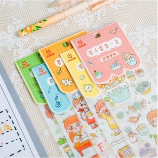Hình dán sticker dễ thương 35*6 cm
