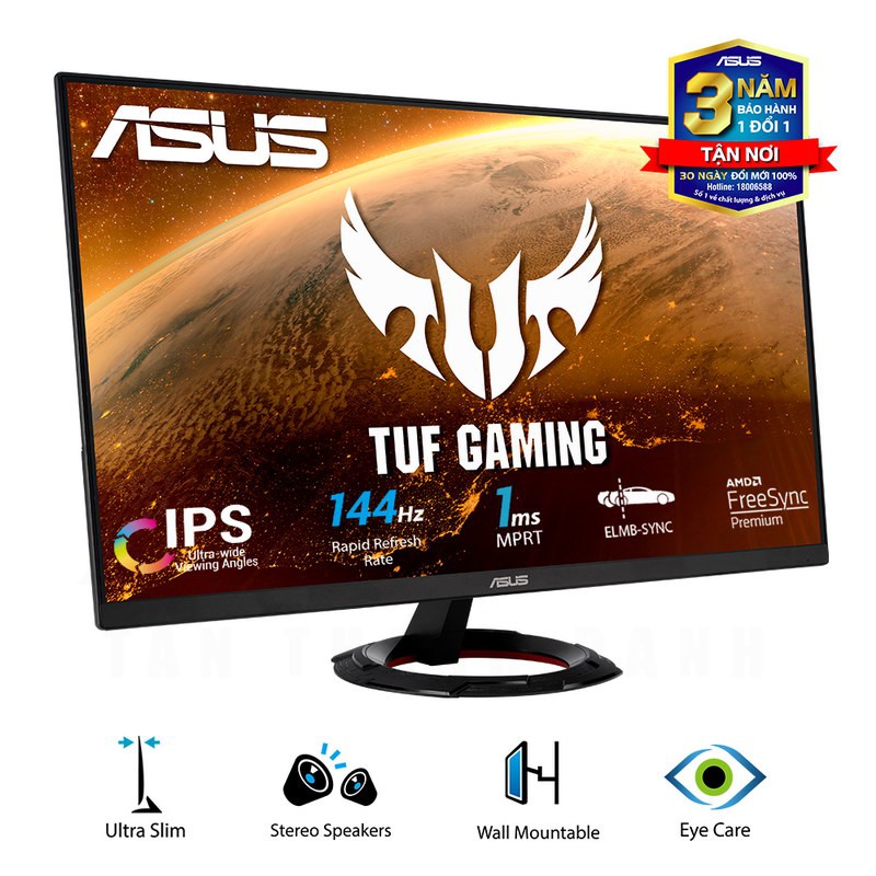 [Mã ELCL3MIL giảm 5% đơn 3TR] Màn hình Game Asus VG279Q1R 27 inch FHD 144Hz IPS | BigBuy360 - bigbuy360.vn