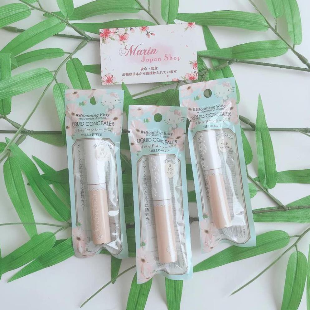 (SALE) Kem che khuyết điểm dạng lỏng Hello Kitty đáng yêu Blooming Kitty Liquid Concealer Nhật Bản