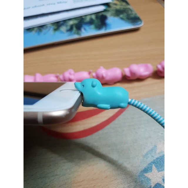 Thú bọc cáp điện thoại chống đứt hình kute | BigBuy360 - bigbuy360.vn