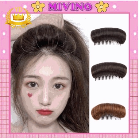 Lược đệm lót tóc giả bằng sợi tự nhiên vô hình độ dày cao cho nữ