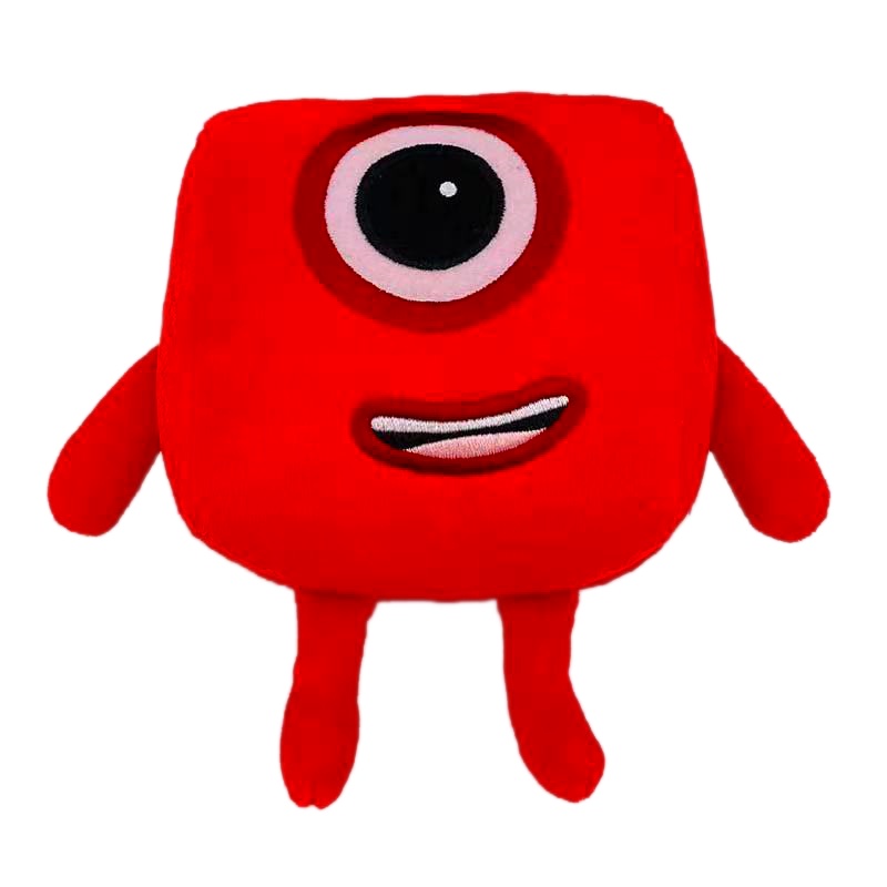 Búp bê nhồi bông hình nhân vật phim Numberblock dễ thương thích hợp làm quà tặng cho trẻ em