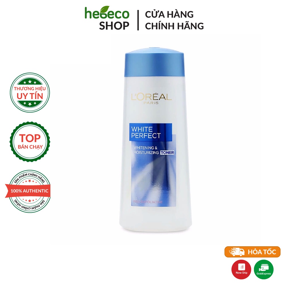 Nước Hoa Hồng L'Oreal Dưỡng Sáng Da 200ml White Perfect Toner - Pháp Chính Hãng