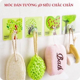 Combo 10 móc dán tường 3d