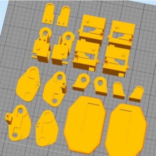 Kit Robot Plen2 - khung, RC servo, mạch điều khiển - AloChip