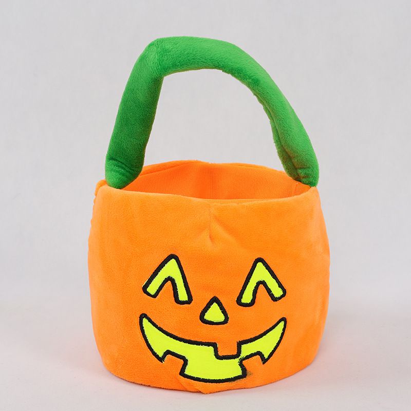 lovely Halloween Funny Candy Ryan Leeah Dylan Pumpkin Basket Bag Plush Toy Bat Kid Gift