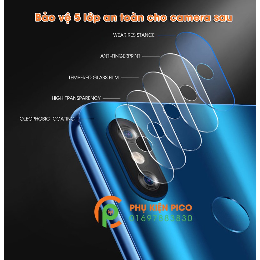 Cường lực camera Xiaomi Mi 8 / Mi 9 / Mi 10 / Mi 10 Pro / Mi 11 độ cứng 9H trong suốt - Dán camera Xiaomi