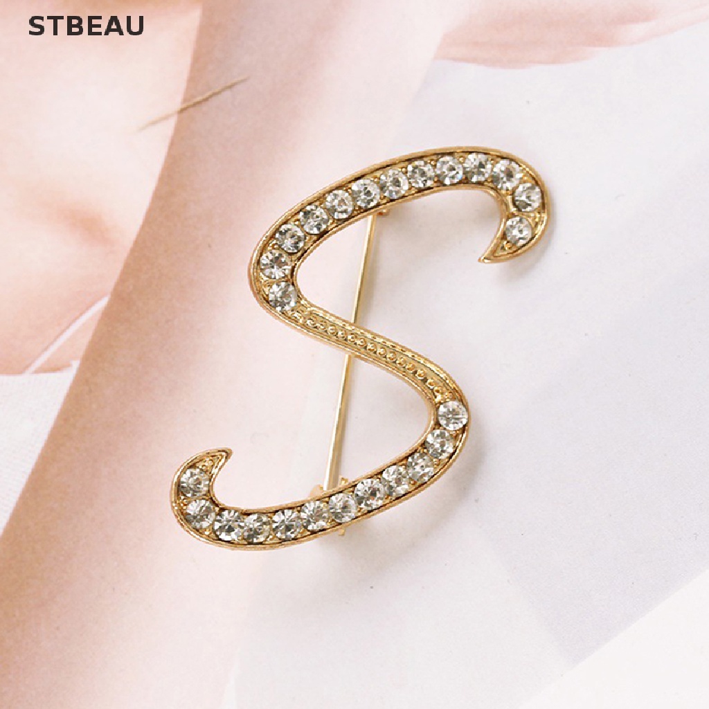 Cài Áo Hình 26 Chữ Cái Đính Đá Thời Trang