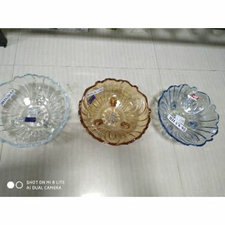 Đĩa Thủy Tinh 3 Chân Đựng Hoa Quả, Bánh Kẹo, Mứt, Trái Cây.......