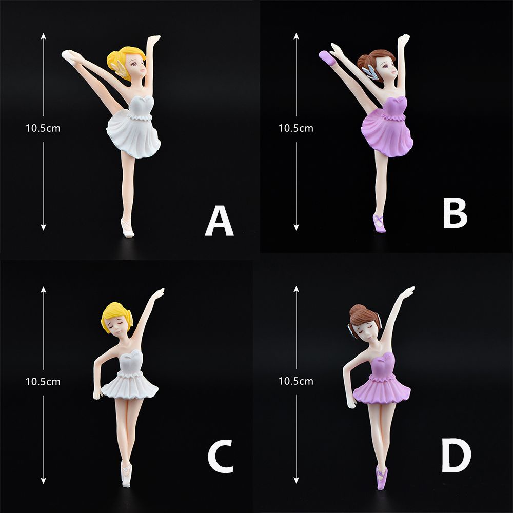 YIYU Cô gái múa ba lê dễ thương trang trí búp bê thu nhỏ