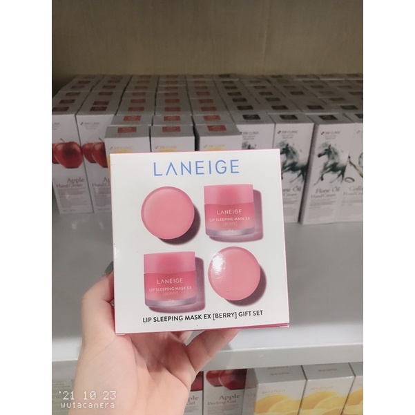 BAN LAY TUONG TAC _Dưỡng môi [Hồng hào 100%-Hàng Auth] Ủ môi lanneige Hàn Quốc size mini và size 20g