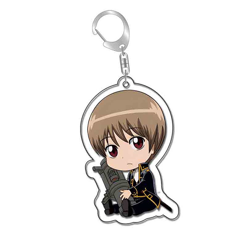 Móc khóa Gintama Chibi quà lưu niệm móc khoá phụ kiện túi xách balo móc khoá bằng arcrylic
