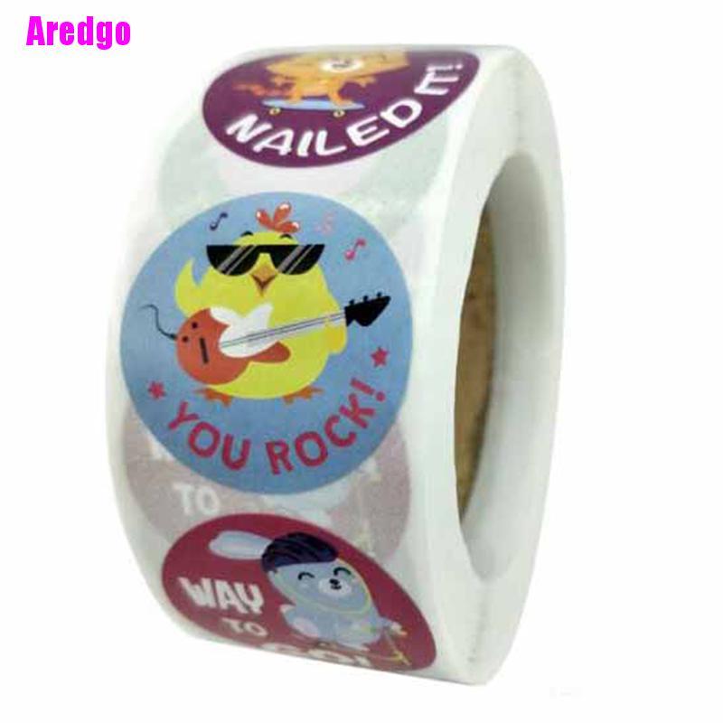 Set 500 Sticker Dán Trang Trí Nhiều Màu Sắc