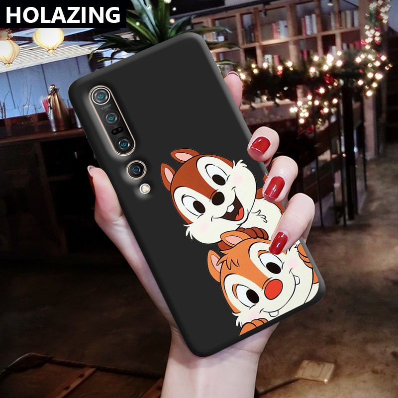 Xiaomi Mi 11 10 Pro POCO M3 X3 NFC F2 Pro Xiaomi Mi Note 10 Lite A3 Candy Color vỏ điện thoại Phone Cases Chip n Dale Soft Silicone Cover