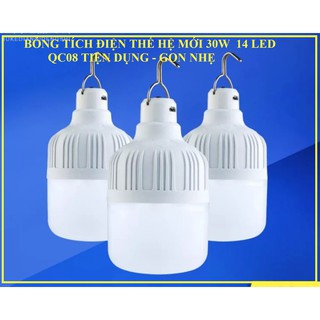 Đèn sạc tích điện 30w 14led tiện dụng