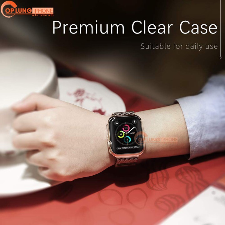 Ốp Silicon Apple Watch - Case Bảo Vệ cho Apple Watch - Đủ 38mm, 40mm, 42mm, 44mm Silicone iWatch Series 4/3/2/1