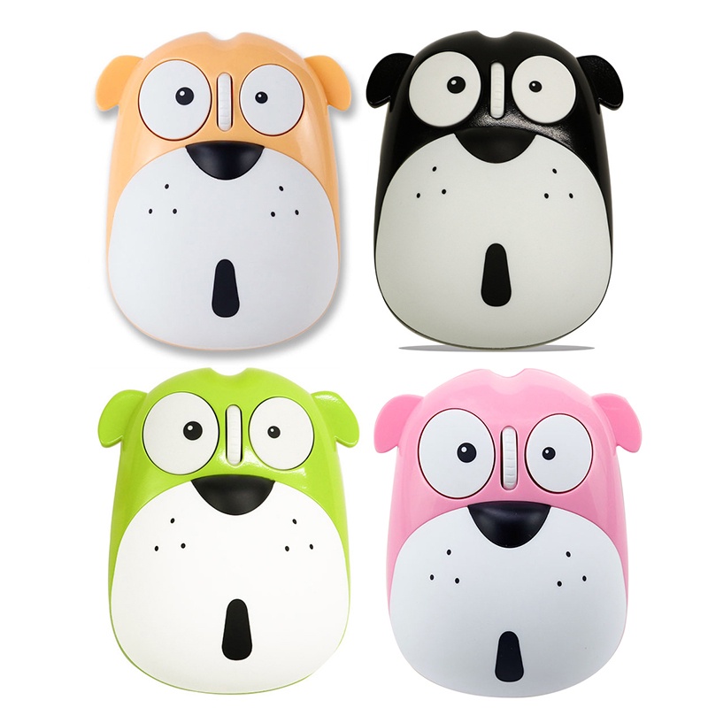 Chuột không dây hình động vật dễ thương 2.4g có thể sạc lại