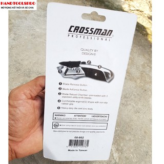 DAO RỌC DÂY CÁP CROSSMAN 68-802 ( kèm 3 lưỡi dự phòng)