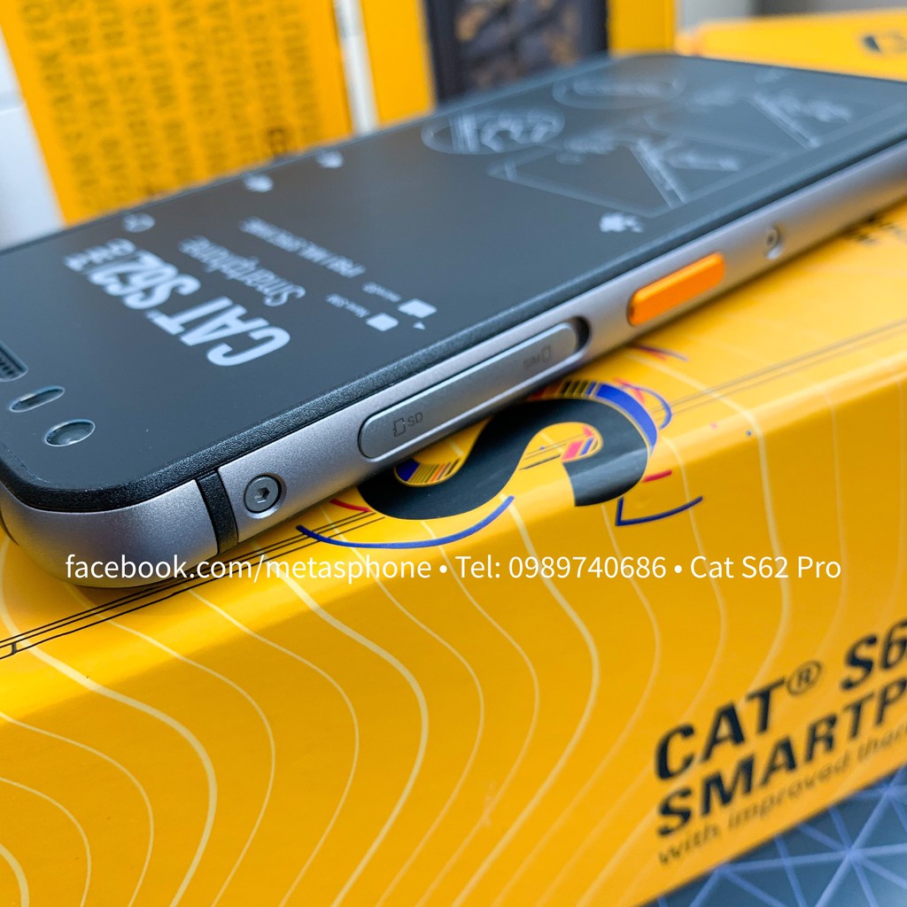 Điện thoại siêu bền Caterpillar CAT S62 Pro, hai sim.