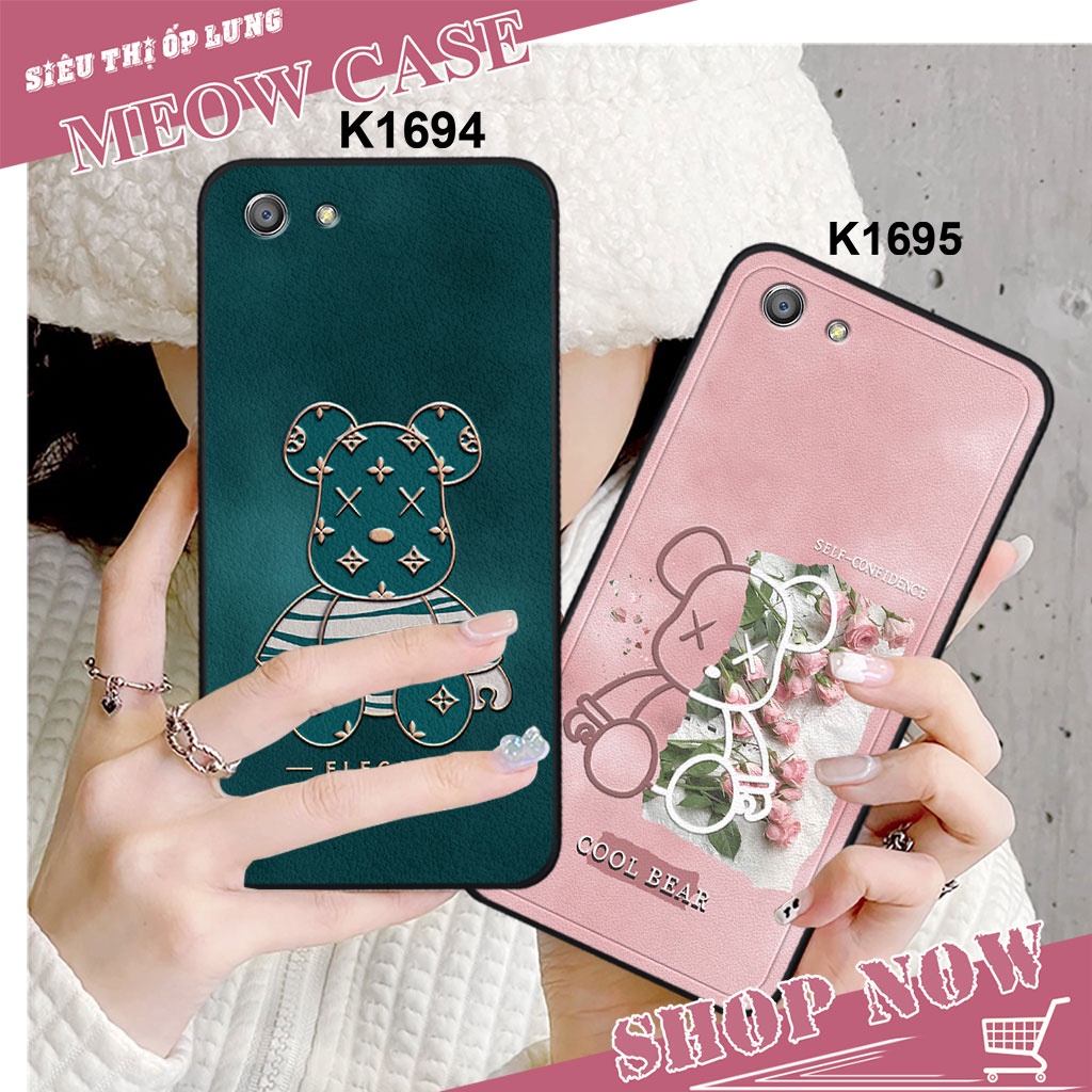 Ốp Oppo A33 / NEO 7 in hình Gấu Brick siêu chất, siêu ngầu, bao bền, bao đẹp