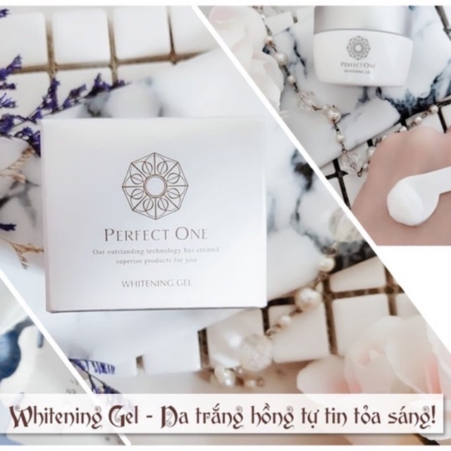 [6 in 1] Tinh chất dưỡng trắng da phục hồi PERFECT ONE Whitening Gel (6 trong 1)