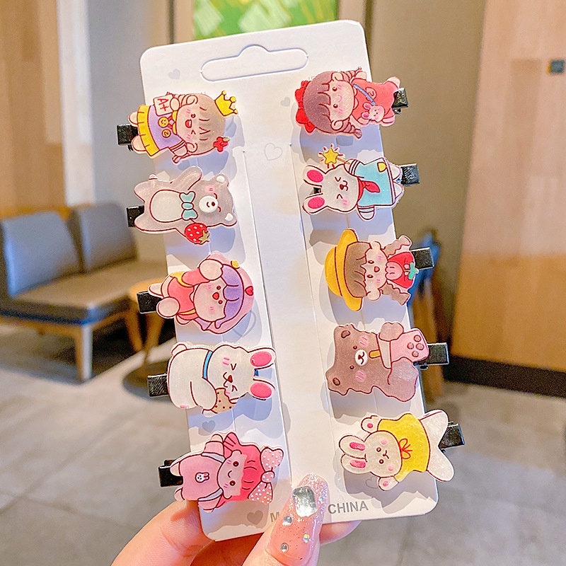 Kẹp tóc hình hoạt hình dễ thương cho bé gái