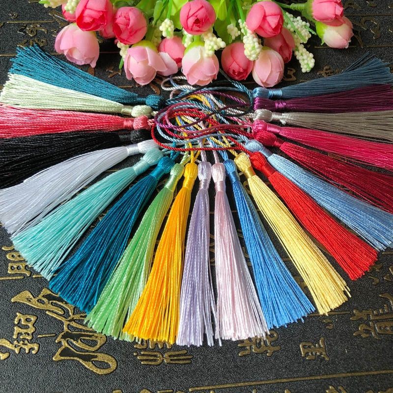 Dây tua rua cổ phong dùng để đính quạt, nguyên liệu làm phụ kiện tóc cổ trang handmade