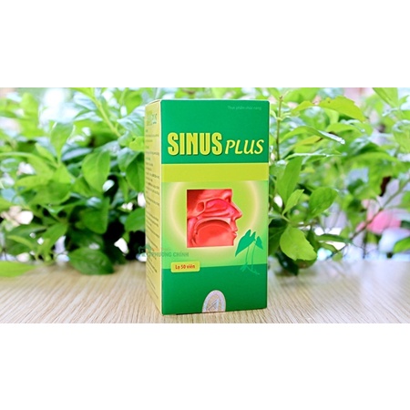 Viên Uống Viêm Xoang Sinus Plus - Giảm Viêm Xoang, Viêm Mũi Dị Ứng Hộp 50 Viên