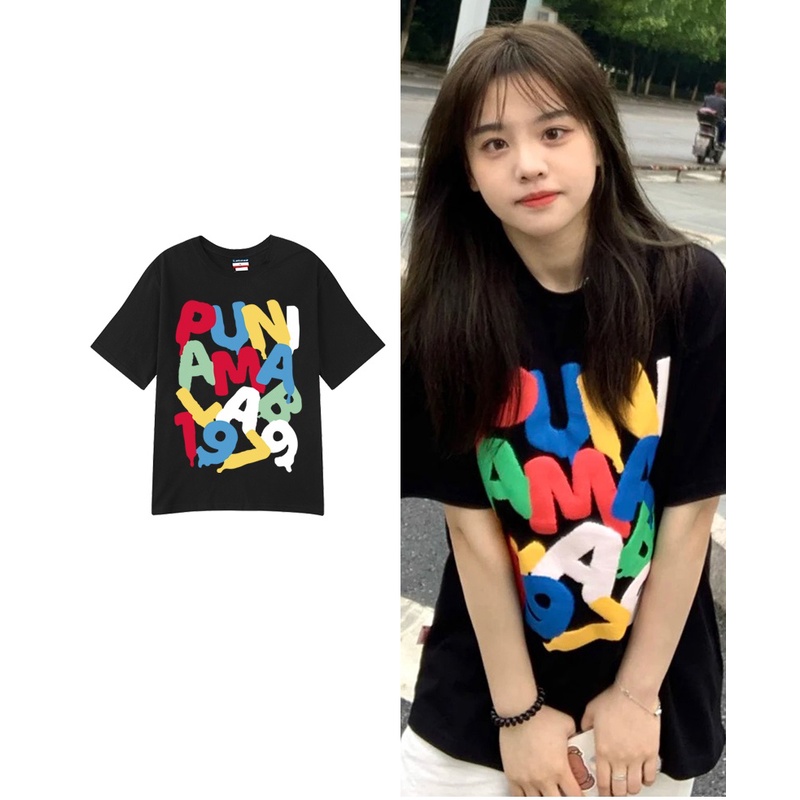 Áo thun from rộng nữ NELLY cotton ADLV áo phông tay lỡ unisex local brand