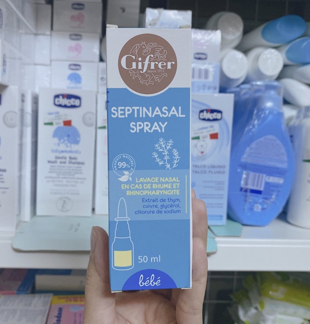 Xịt muối vàng kháng viêm Gifrer 50ml