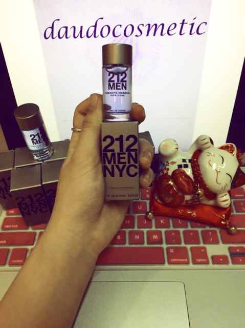 [mini] Nước hoa Carolina Herrera 212 Men NYC EDT 7ml | BigBuy360 - bigbuy360.vn