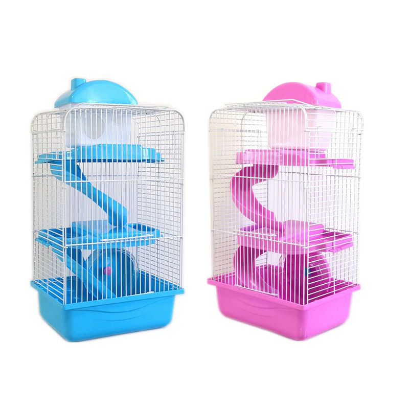 Lồng Ngôi Nhà Vui Vẻ 3 Tầng cho Hamster
