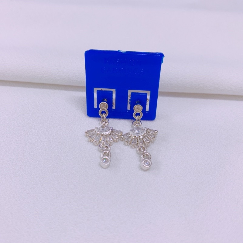 BÔNG TAI HÌNH QUẠT SIÊU XINH LINH MIU SILVER