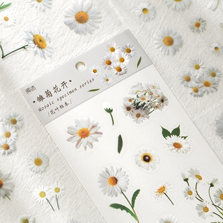 (6 Sheets/pack) Small Fresh Stickers, Plant Stickers, DIY Material Decoration Stickers, Diary Stickers