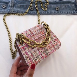 Túi Dạ Mini Quai Xích Phong Cách Hàn Quốc