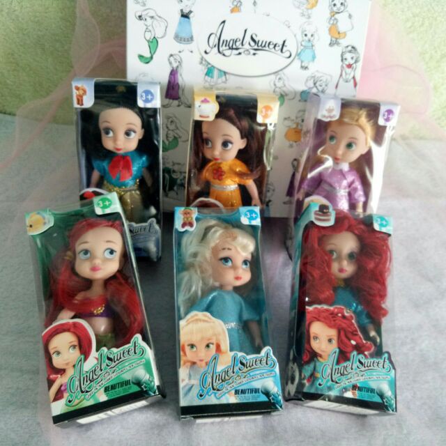 Set 6 búp bê công chúa Disney - Hàng nhập khẩu