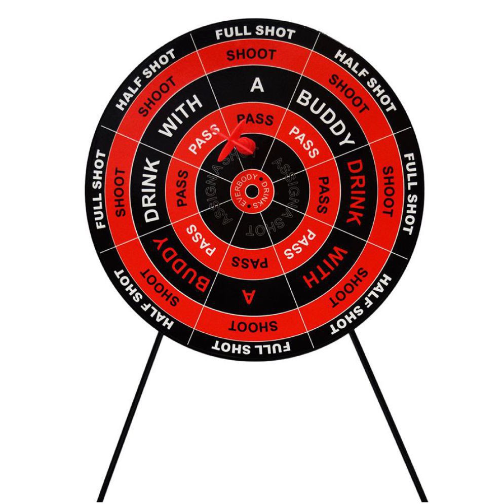 BỘ ĐỒ CHƠI NHÓM BẢNG PHÓNG PHI TIÊU NAM CHÂM KÈM LY UỐNG THUỶ TINH ( MINI DARTS SHOT DRINKING